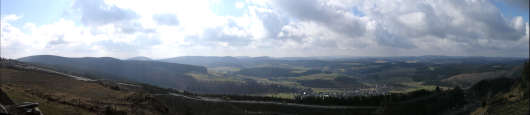 Panorama vom Clemensberg. Zum Vergrößern genügt ein K L I C K 